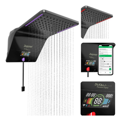 DUCHA DUCALI PREMIUM ELETR 7500W 220V BLACK - Thony Ferragem