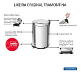 Lixeira Inox Com Pedal Em Aço 5l Tramontina - Thony Ferragem