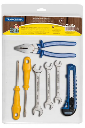Kit Ferramentas 7pc - TRAMONTINA - Thony Ferragem