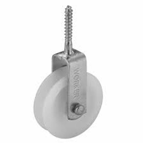 ROLDANA PLASTICA 6CM PARAFUSO 25KG KALA - Thony Ferragem