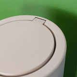 Lixeira com Tampa Press 9L Light Gray Coza - Thony Ferragem