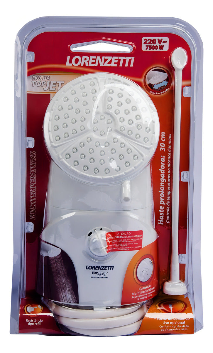Ducha Top Jet Eletronica 7500w 220v Lorenzetti