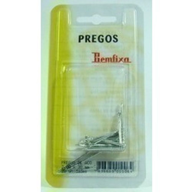 Cartela Prego Aco 2,00 X 30mm C/ Cabeca C/ 20pc - Thony Ferragem