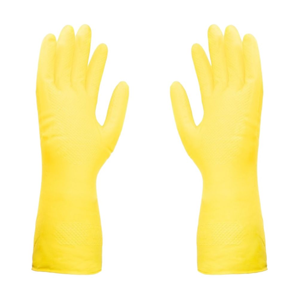 Luva Latex Amarela G Bompack