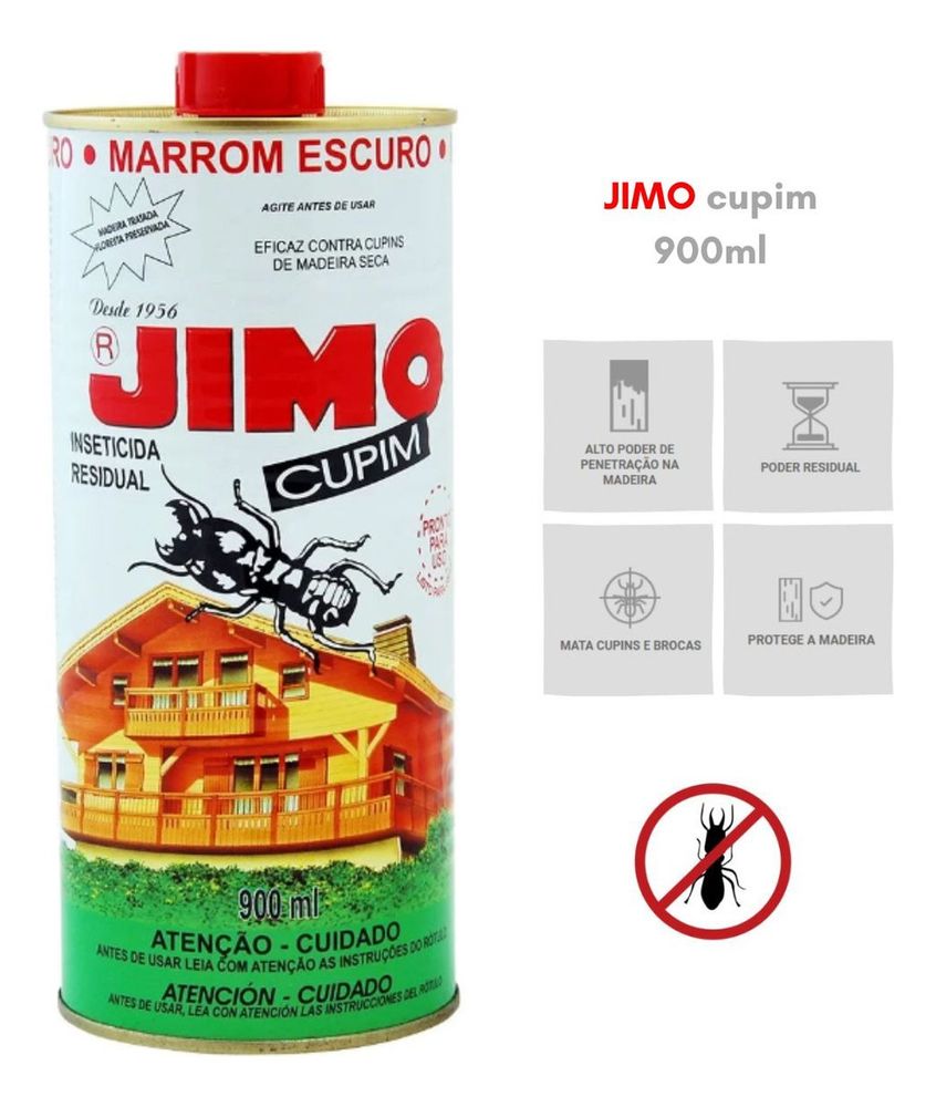 Cupinicida Jimo Marrom 900ml - Proteção Eficaz e Duradoura – Thony