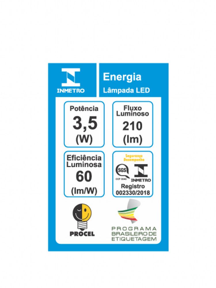 Lampada Dicroica Tdl 20 3,5w 2700k Gu10 - Thony Ferragem