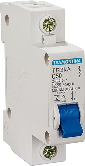 Disjuntor Tr3ka 1p 50a Curva C - Thony Ferragem