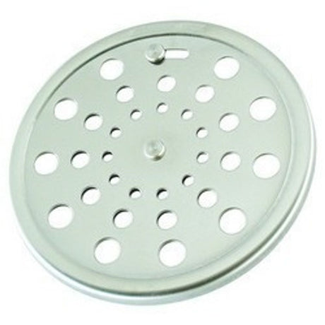 Grelha Inox Redonda 150mm C/ Fecho C/ Moldura 2987 - Thony Ferragem