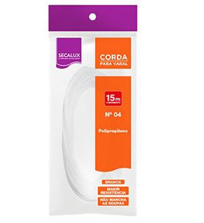 CORDA PARA VARAL N4 COM 15 METROS - Thony Ferragem