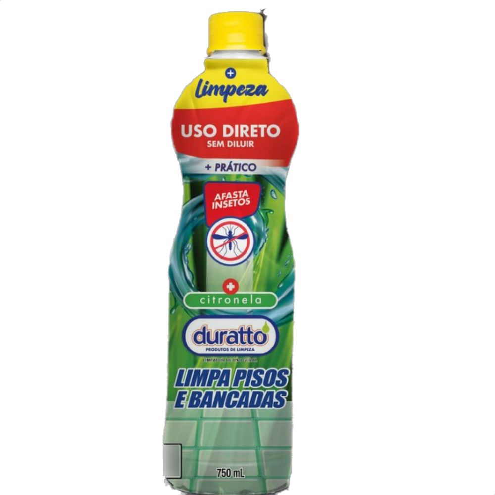 Limpador Pisos E Bancadas Afasta Mosquito Citronela Duratto