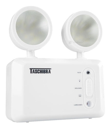 Bloco Autônomo Emergência 2 Farol Led 250lm  Bivolt Taschibra - Thony Ferragem