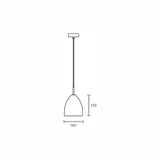 PENDENTE TASCHIBRA LEGNA 1XE27 - Thony Ferragem