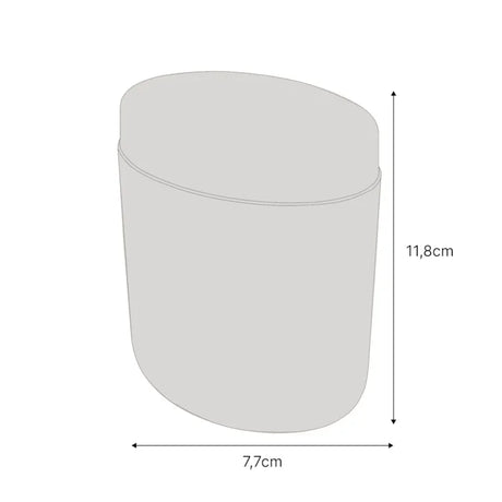 Porta Algodão/ Cotonete Areia Coast Coza - Thony Ferragem