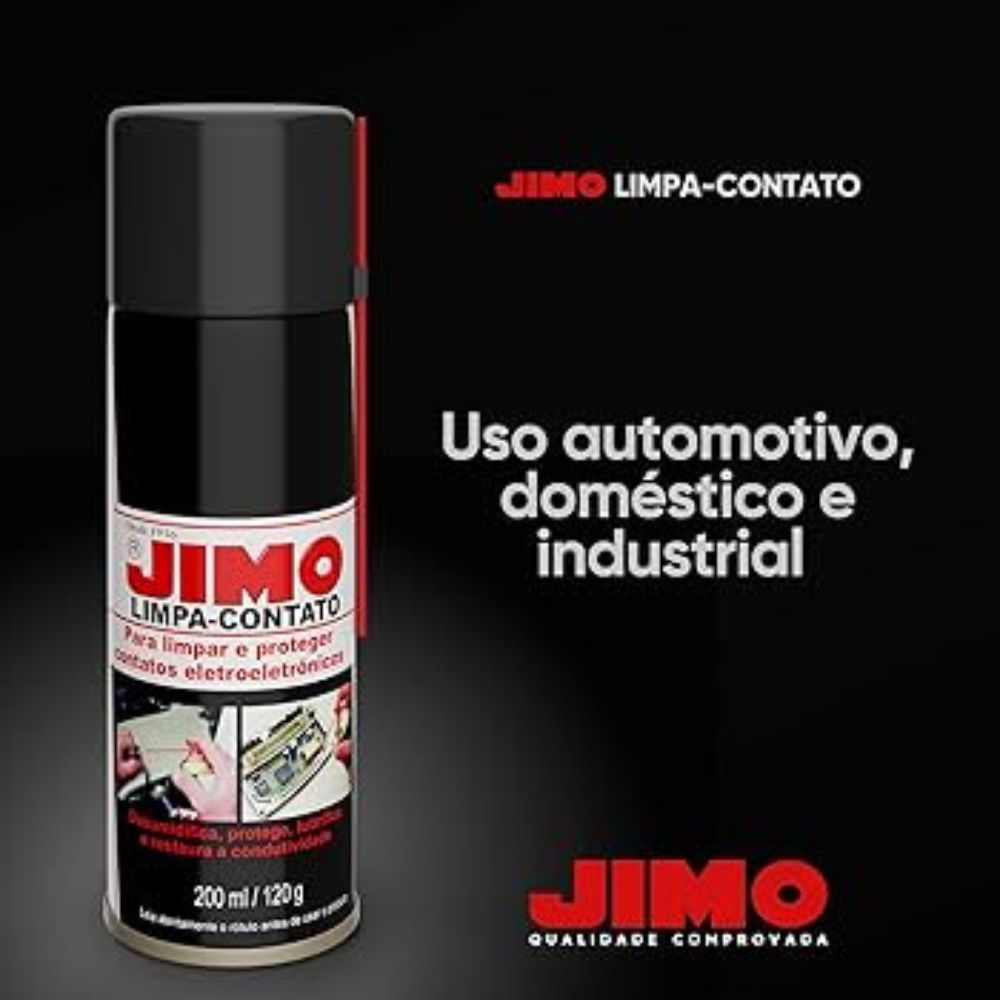 Limpa Contato Aerossol 200ml Jimo - Thony Ferragem