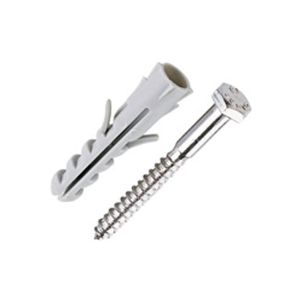 Bucha 10mm+Parafuso Cabeca Sextavada - Thony Ferragem