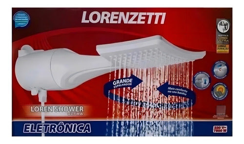 Ducha Ultra Eletrônica Branca 7500W 220V Loren Shower Lorenzetti