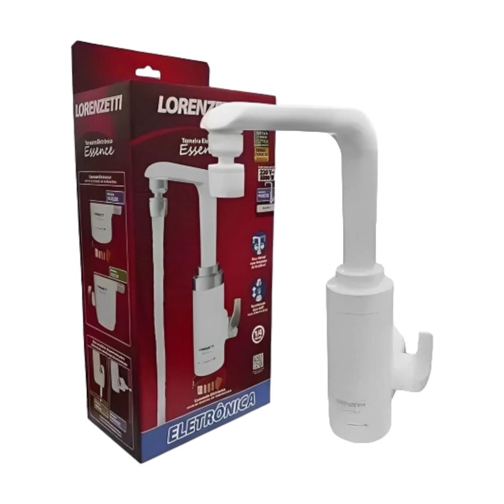 Torneira Eletrica Essence 4600w Branca 127v Lorenzetti