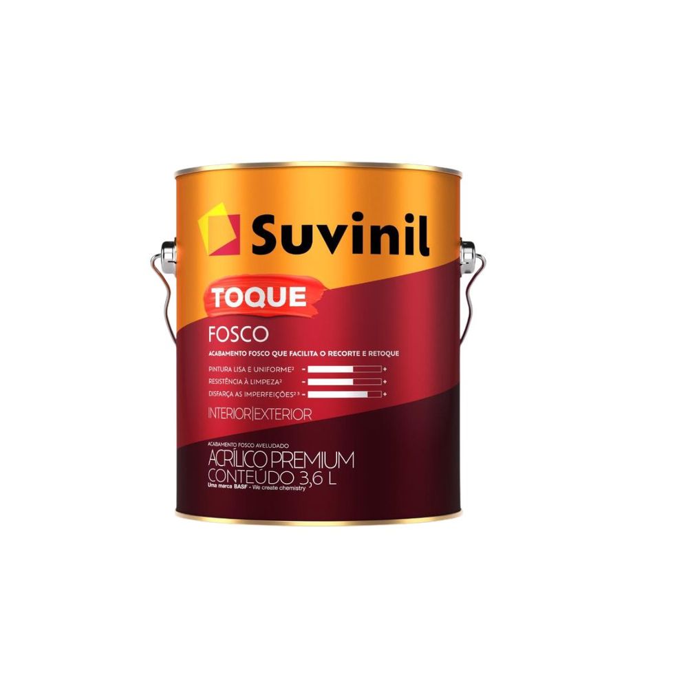 Acrílico Toque Fosco Branco 3,6L Suvinil