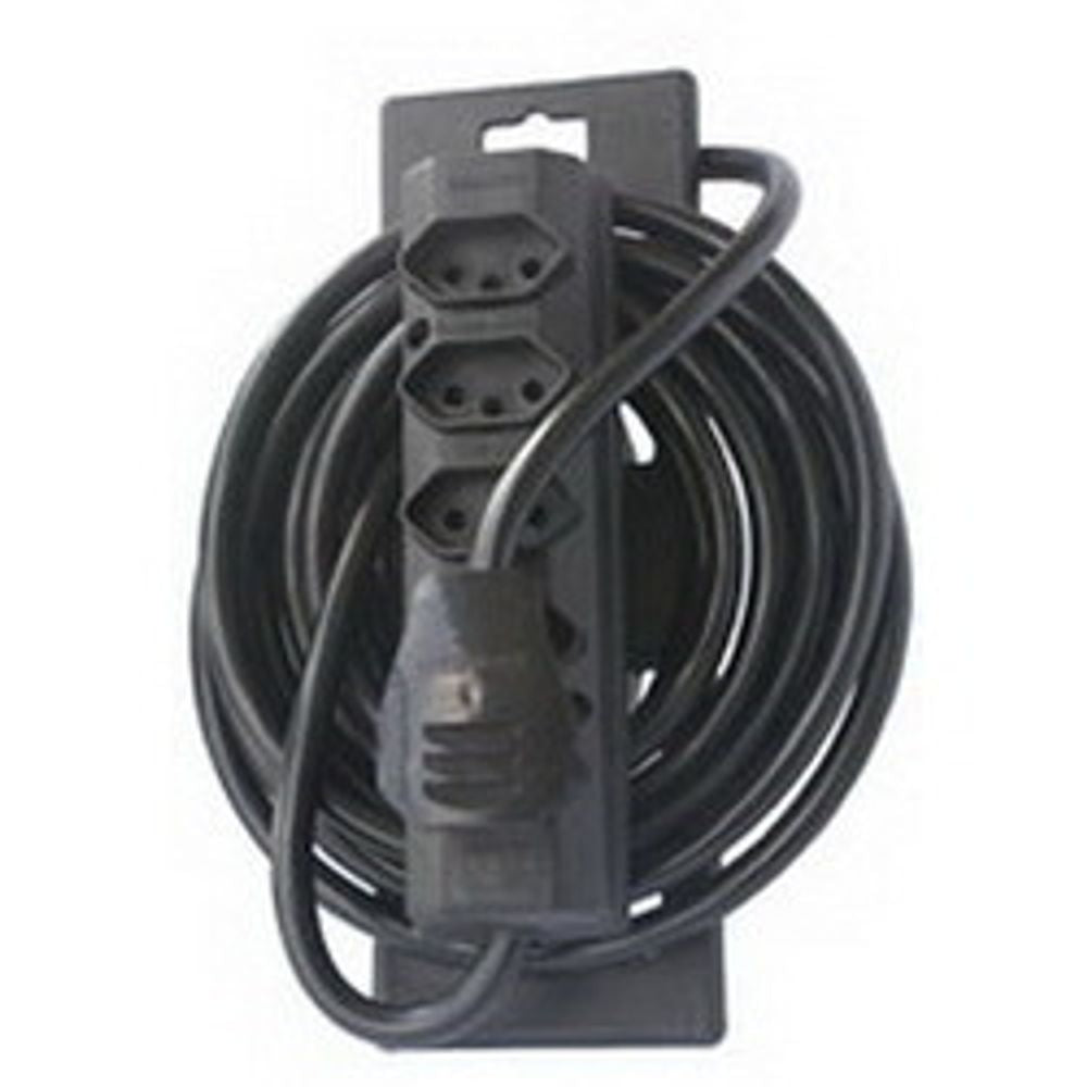 EXTENSAO ELETRICA 5 TOMADAS 20A CABO PP - Thony Ferragem