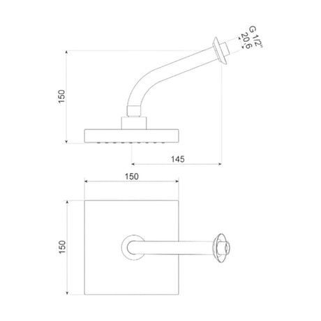 Ducha Athena Plus 1964 Parede - Thony Ferragem