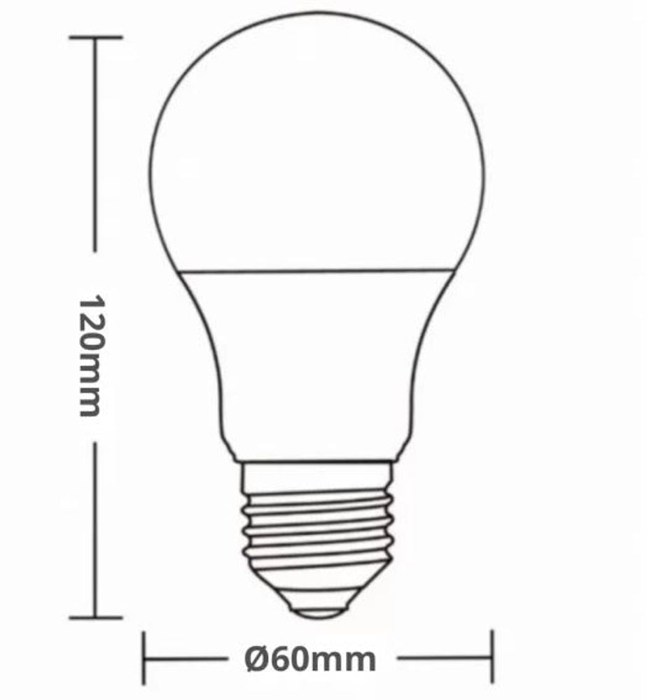 Lampada Led Bulbo Tkl 80 12w 3000k - Thony Ferragem