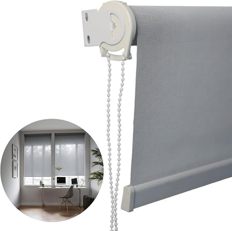 Persiana Rolo Solar 100x160 Cinza Atlas - Thony Ferragem