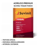 Tinta Acrílica Toque Fosco Branco 18L Suvinil