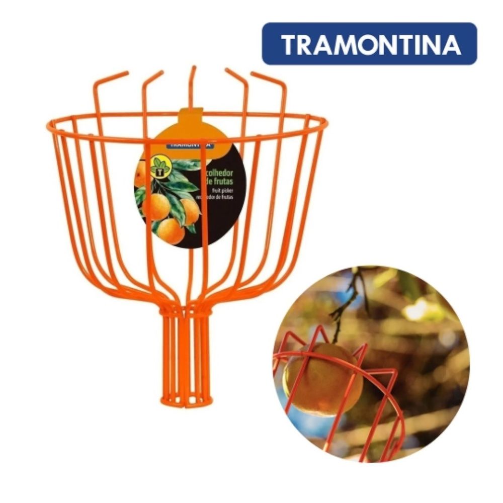 Colhedor Frutas Sem  Cabo Tramontina - Thony Ferragem