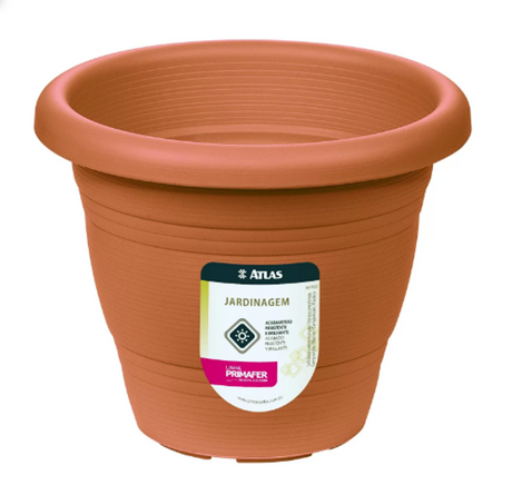 Vaso Jardim Plastico Pequeno 13cm Ocre - Thony Ferragem