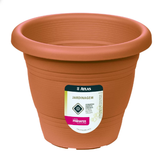 Vaso Jardim Plastico Pequeno 13cm Ocre - Thony Ferragem