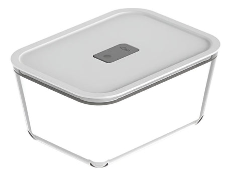 Pote de Vidro Hermético Fresh Lock 1,25L – Branco | OU - Thony Ferragem