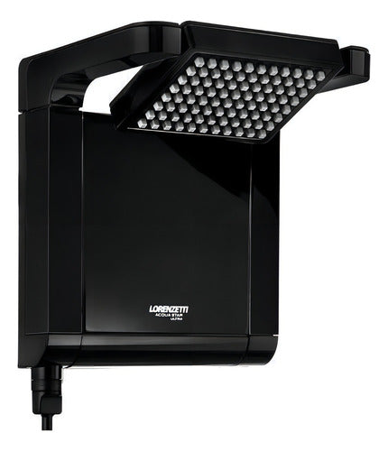 Chuveiro Elétrico De Parede Preto 7800w 220v Acqua Ultra Star  Lorenzetti