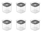 Conjunto 6 Potes Herméticos Para Temperos Condimentos 150ml OU - Thony Ferragem