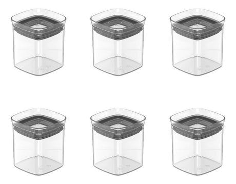 Conjunto 6 Potes Herméticos Para Temperos Condimentos 150ml OU - Thony Ferragem