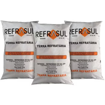 Terra Refrataria Saco De 10kg Refrasul - Thony Ferragem