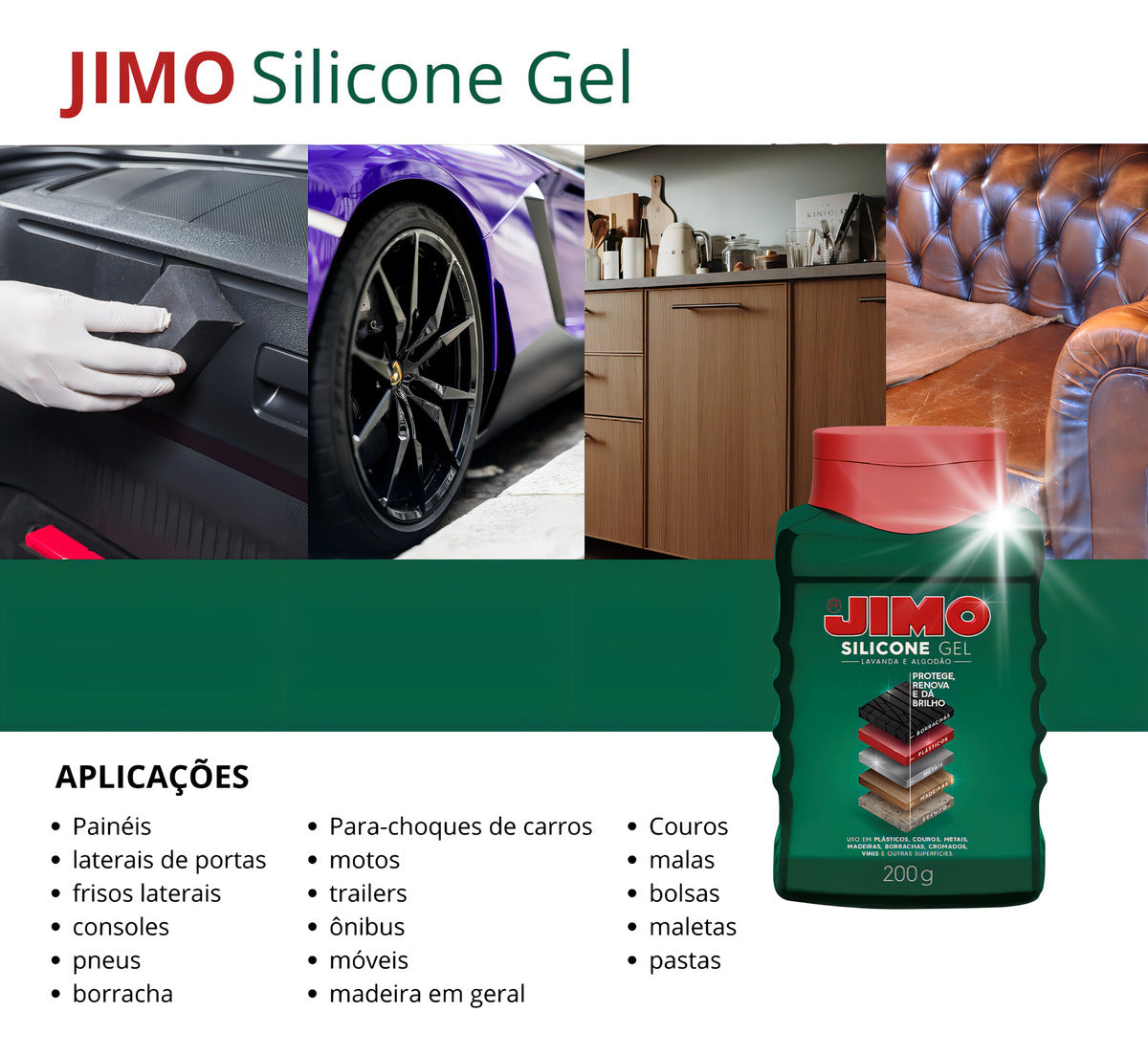 Silicone Gel Lavanda 200ml Jimo