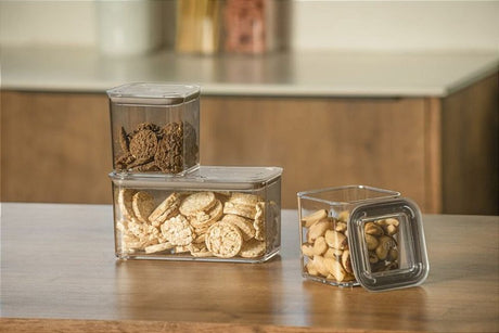 Pote Hermético Retangular  1,3L Cristal Coza - Thony Ferragem