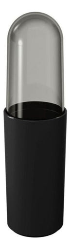 Porta Escova Serene Com Tampa Preta Coza - Thony Ferragem