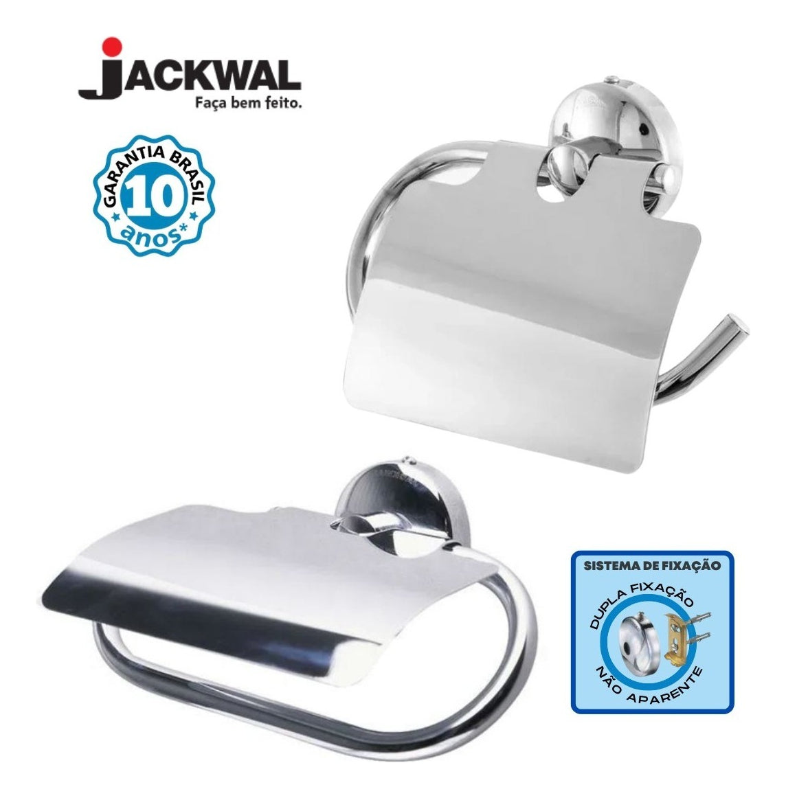 Porta Papel Com Tampa Standard Jackwal
