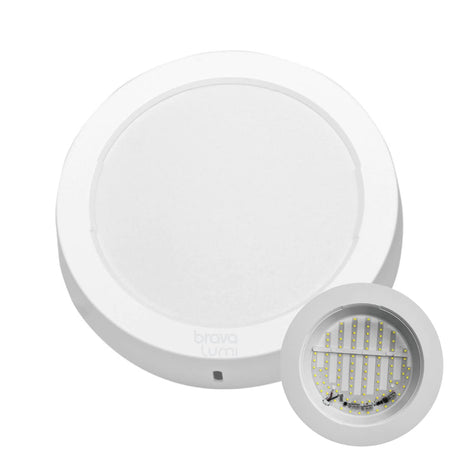 Painel Led  18W Redondo Sobrepor 3000k Lys Taschibra - Thony Ferragem