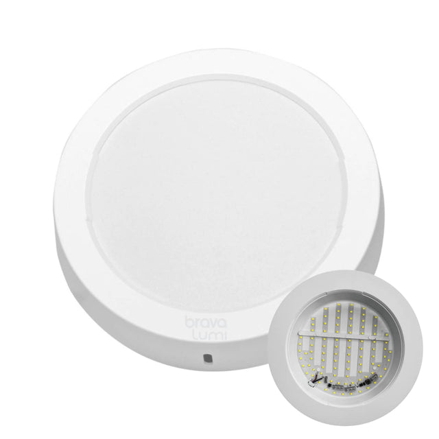 Painel Led  18W Redondo Sobrepor 3000k Lys Taschibra - Thony Ferragem