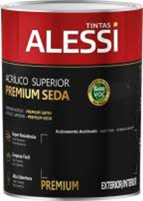 Acrílico Seda Supremo Acetinado Branco 0,9L Alessi - Thony Ferragem