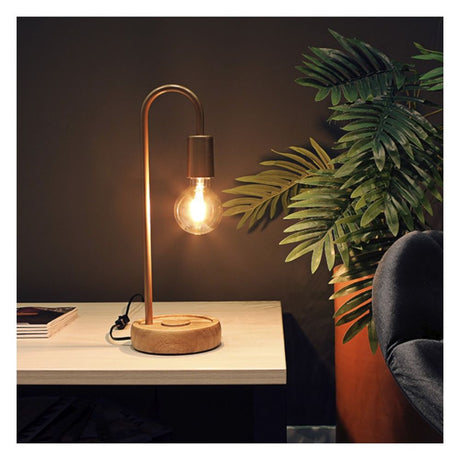 Abajur Flam 1xe27 Cobre Taschibra - Thony Ferragem