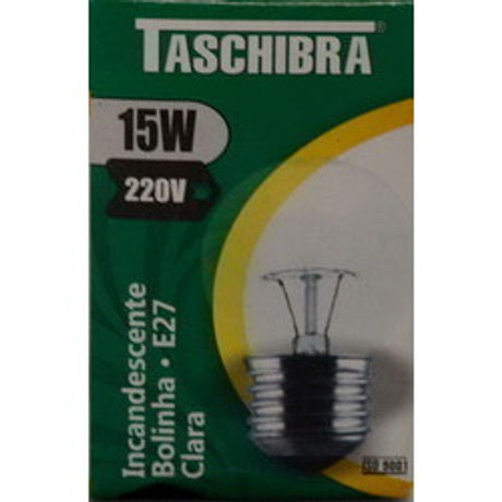 Lamp. Incandescente Bolinha Clara 15w 220v - Thony Ferragem