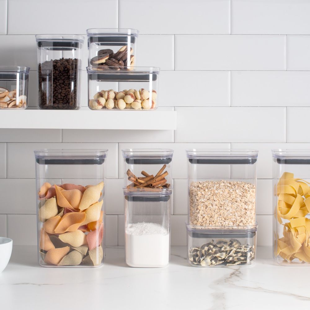 Pote Hermetico 0,45 L Block C/ Tampa Natural OU - Thony Ferragem