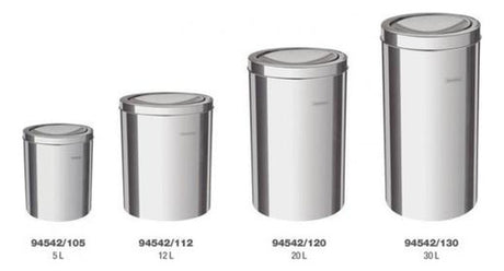 Lixeira Inox 5 Litros Swing Tampa Basculante Tramontina - Thony Ferragem