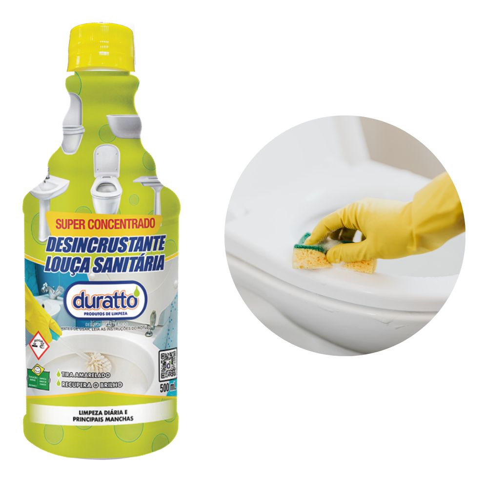 Limpador Desincrustante P/ Louça Sanitária 500ml Duratto