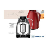 Bule Térmico Luna Preto 1l Mor