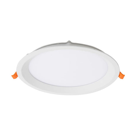 Painel LED Recuado Redondo Potência 24W 3000K Lux Taschibra - Thony Ferragem