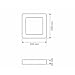 Painel Led Quadrado Sobrepor 18W  Smart WI-FI Taschibra